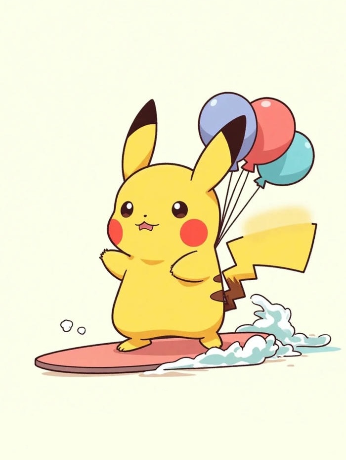 ảnh pikachu chibi đáng yêu