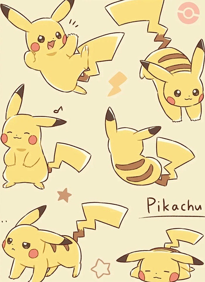 ảnh pikachu chibi đẹp nhất