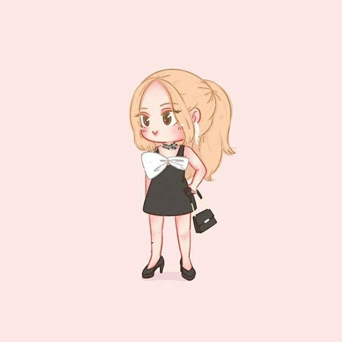 ảnh rosé chibi sang