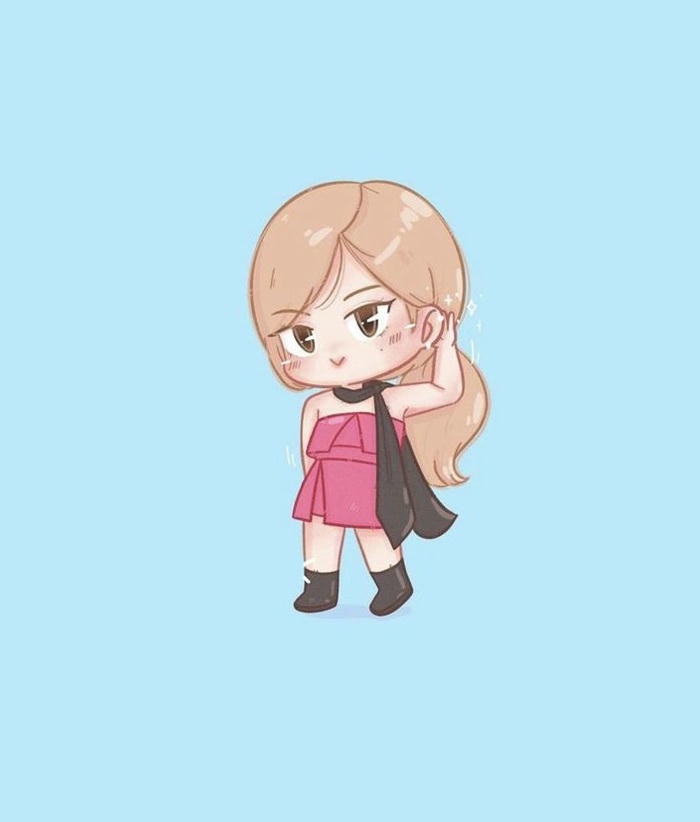 ảnh rosé chibi xinh
