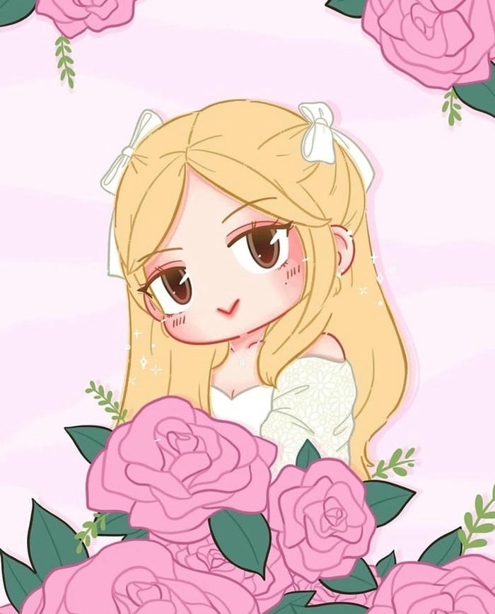 ảnh rosé chibi xinh đẹp