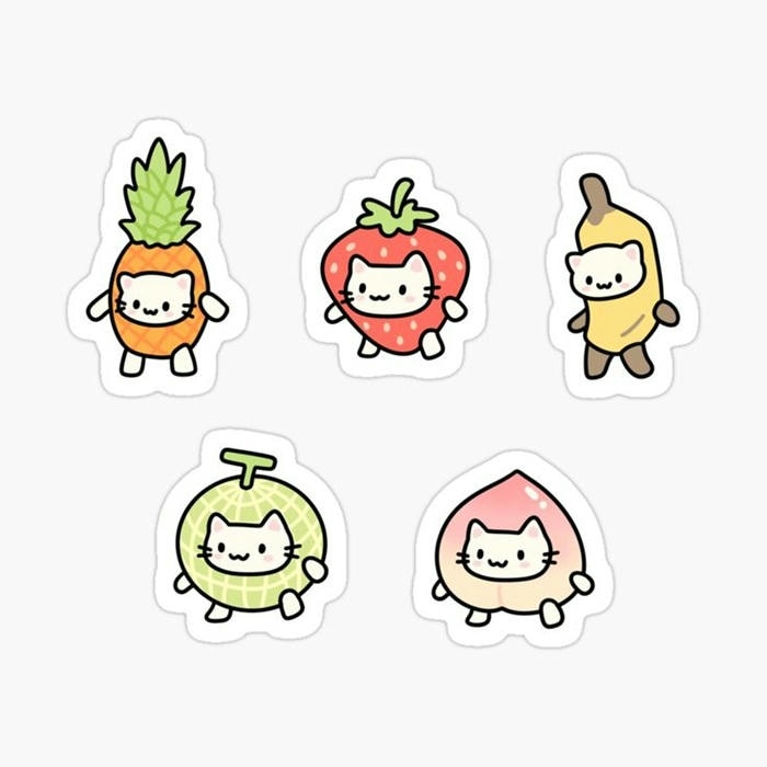 ảnh sticker chibi đáng yêu cực
