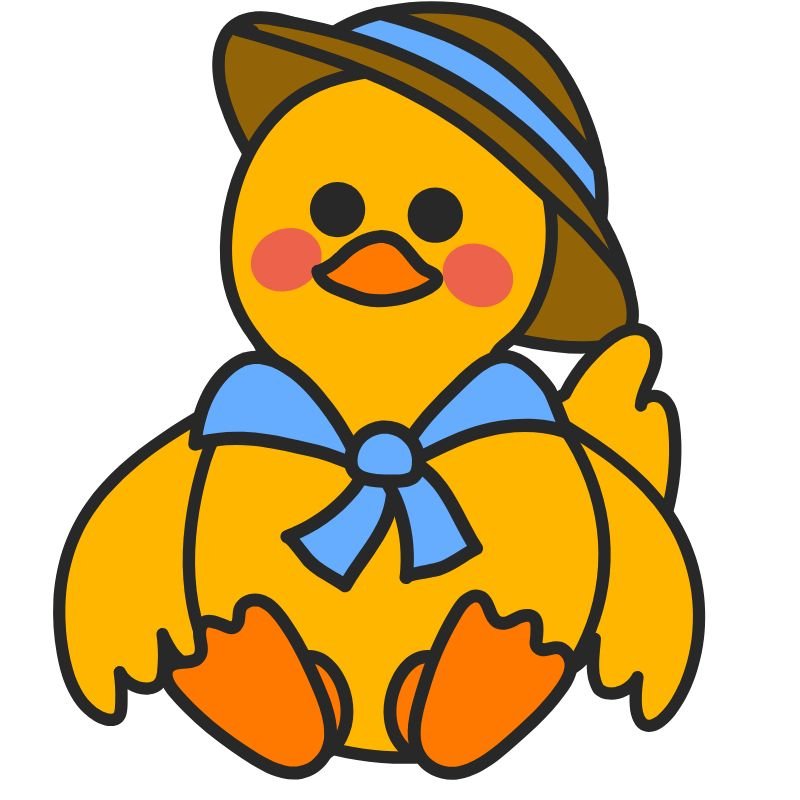 ảnh vịt cute chibi 3d