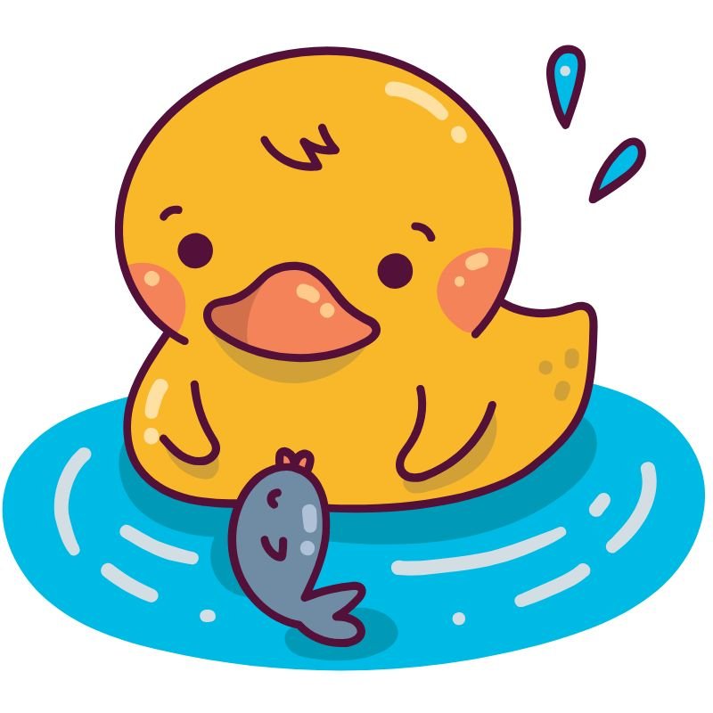 ảnh vịt cute chibi cute