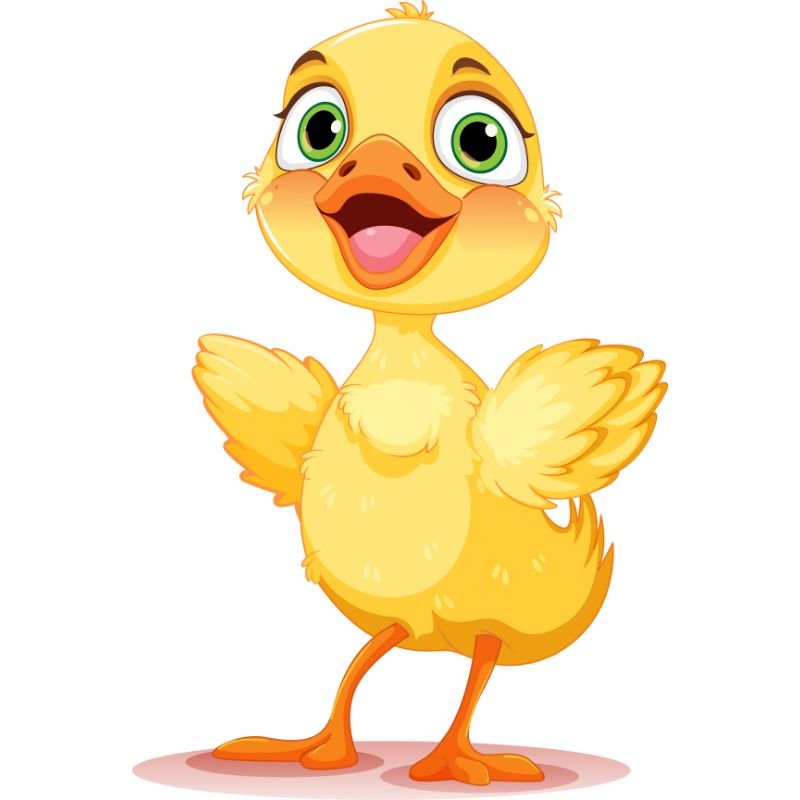 ảnh vịt cute chibi đáng yêu