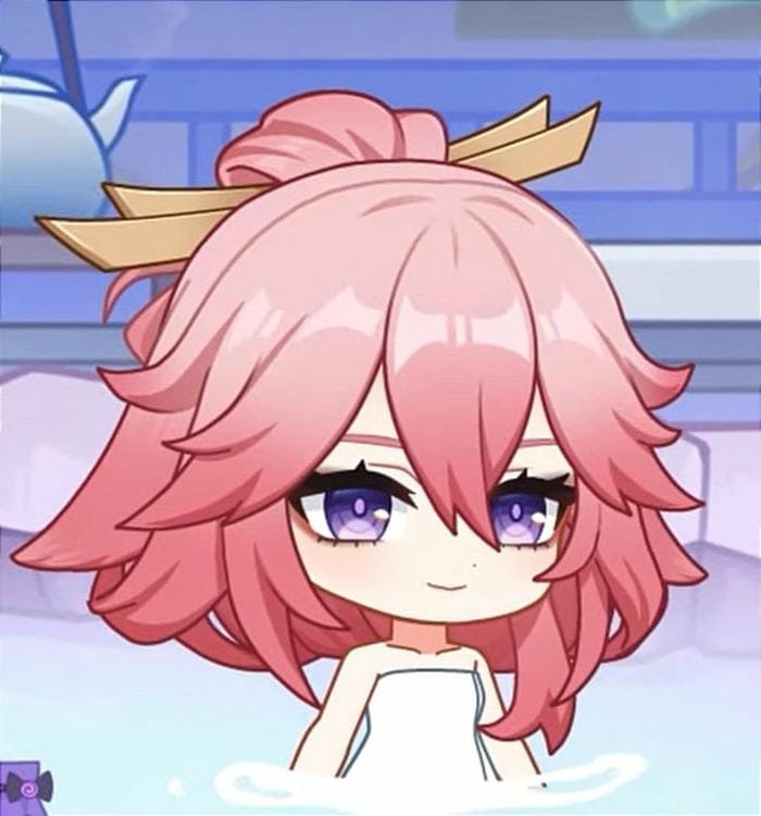 ảnh yae miko chibi siêu đẹp