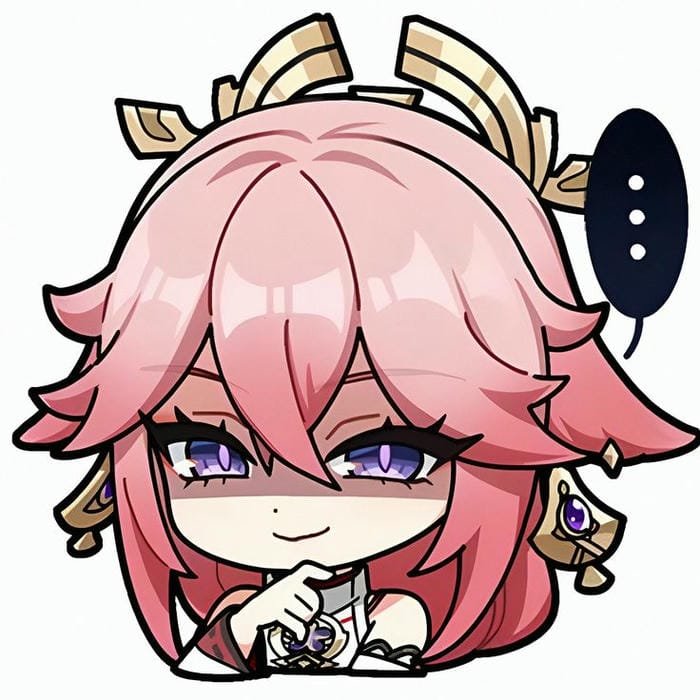 ảnh yae miko chibi
