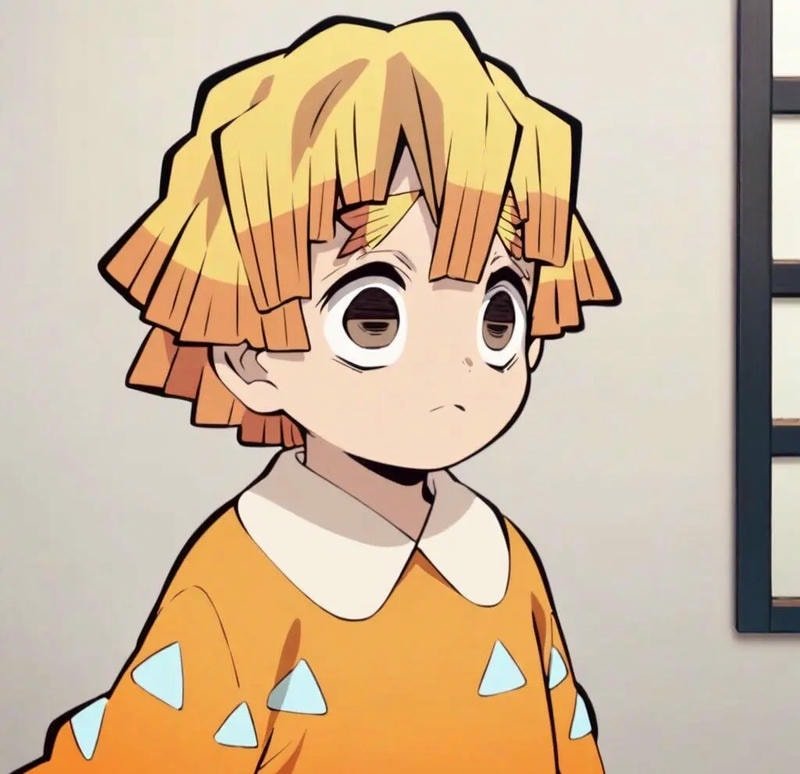 ảnh zenitsu chibi 3d