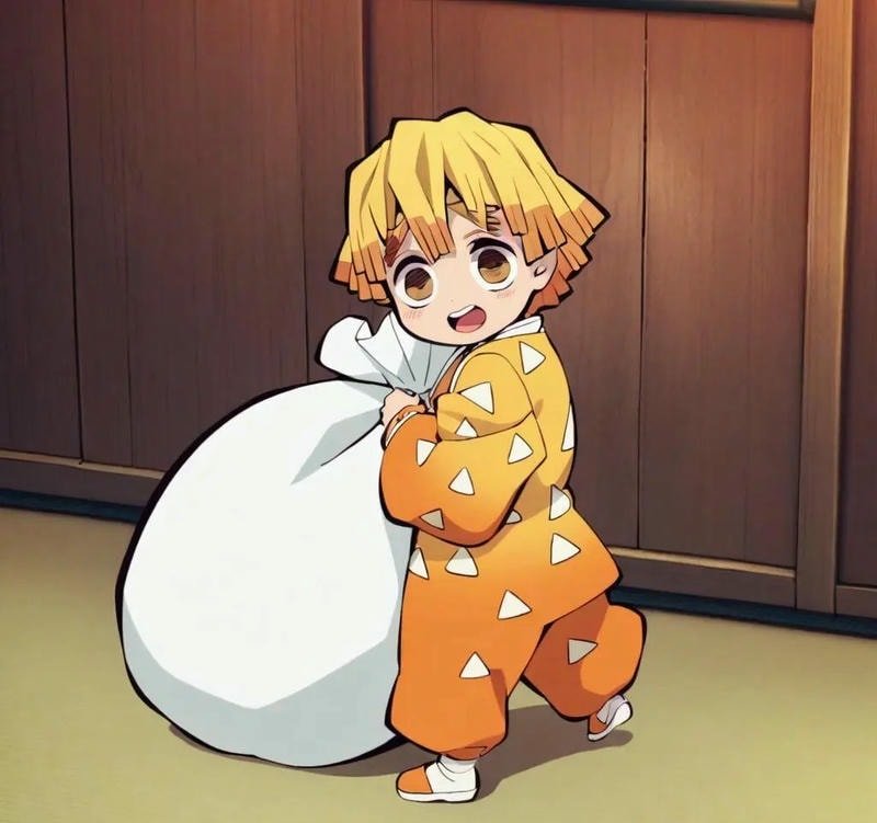 ảnh zenitsu chibi cute