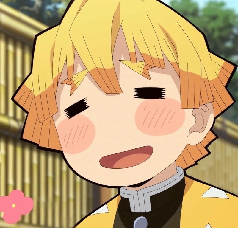 ảnh zenitsu chibi đáng yêu