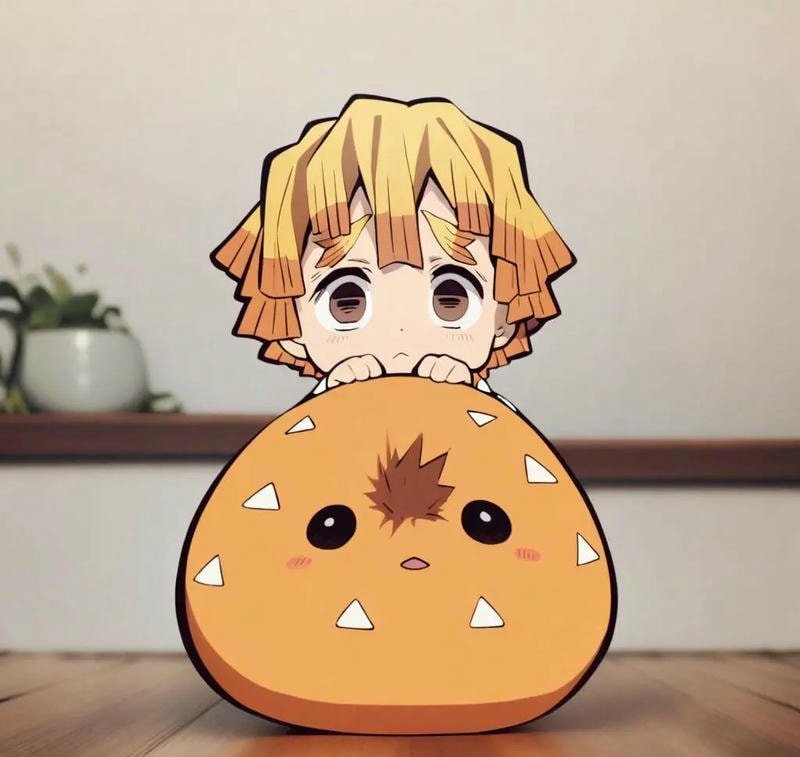 ảnh zenitsu chibi full hd