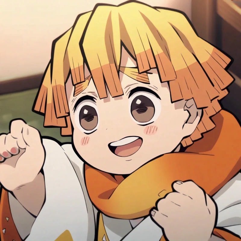 ảnh zenitsu chibi hd