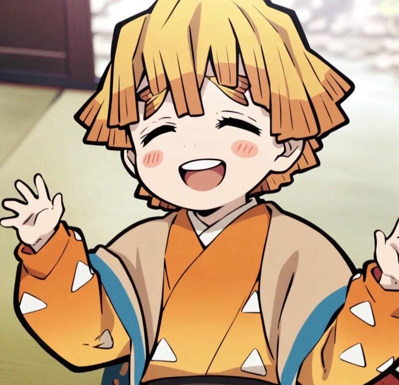 ảnh zenitsu chibi siêu đẹp