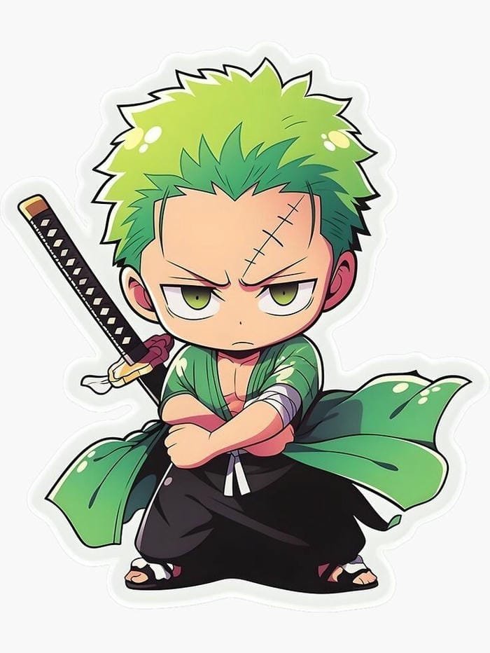 ảnh zoro chibi dễ thương