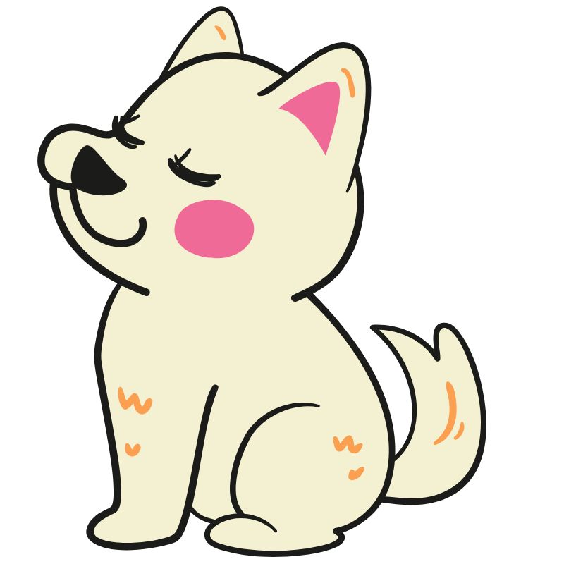 avatar cute chibi chó
