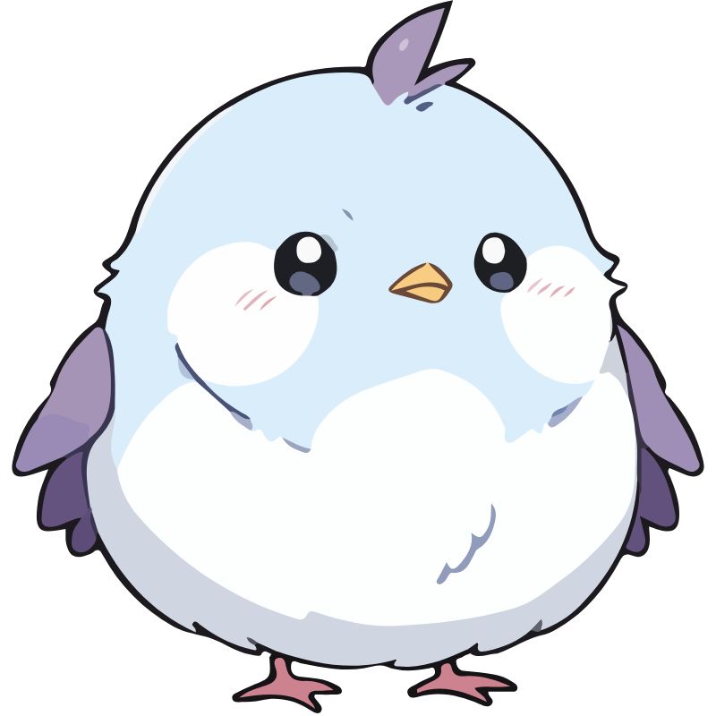 avatar cute chibi gà con