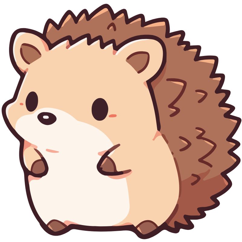 avatar cute chibi nhím