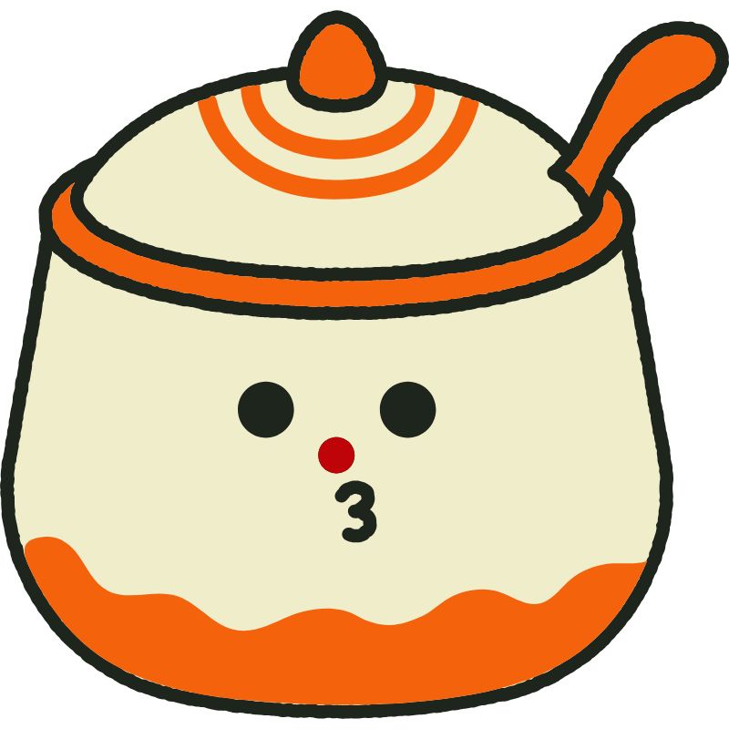 avatar cute chibi nồi đất