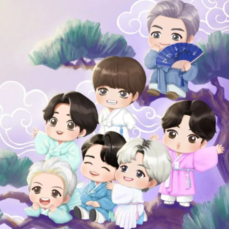 bts chibi cute