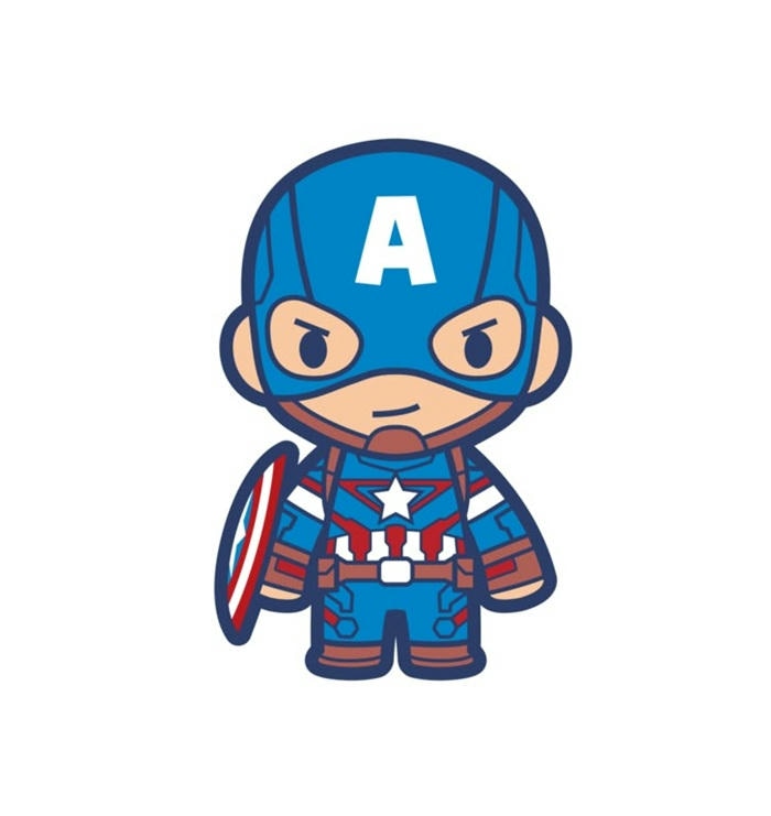 captain america chibi cực đẹp