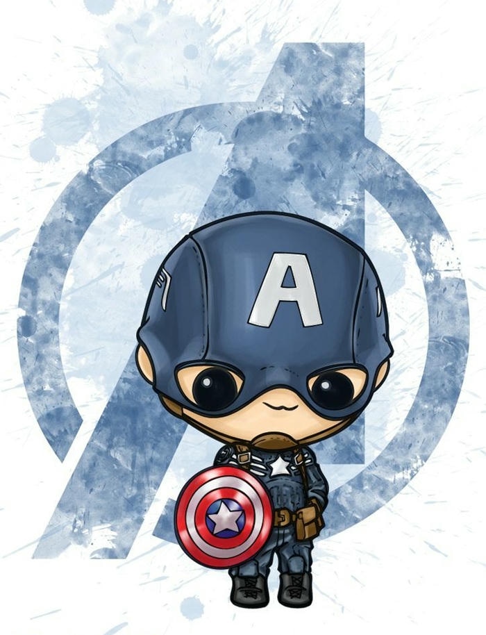 captain america chibi đẹp nhất