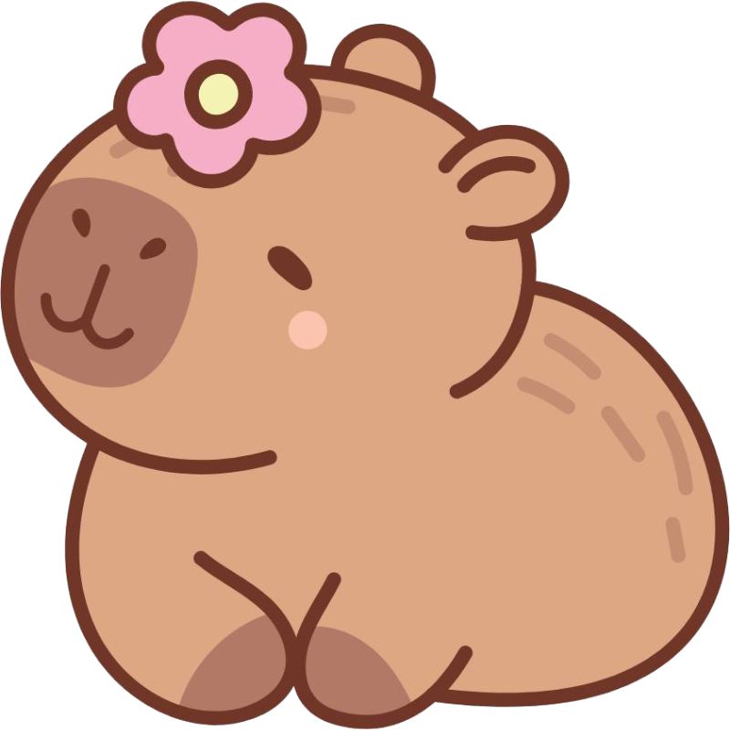 capybara chibi cực đẹp