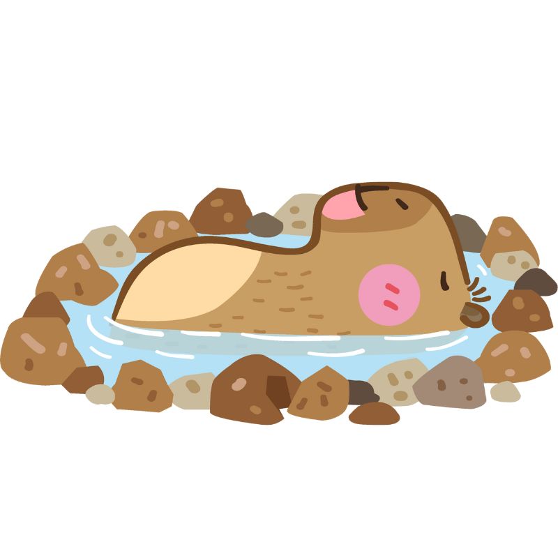 capybara chibi đáng yêu