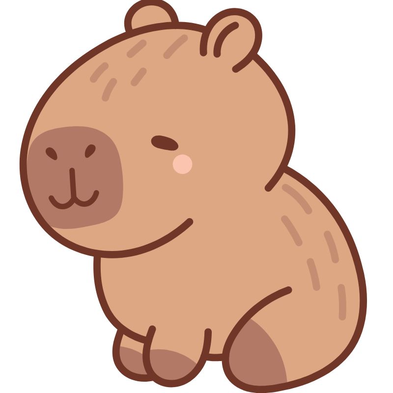 capybara chibi đẹp nhất