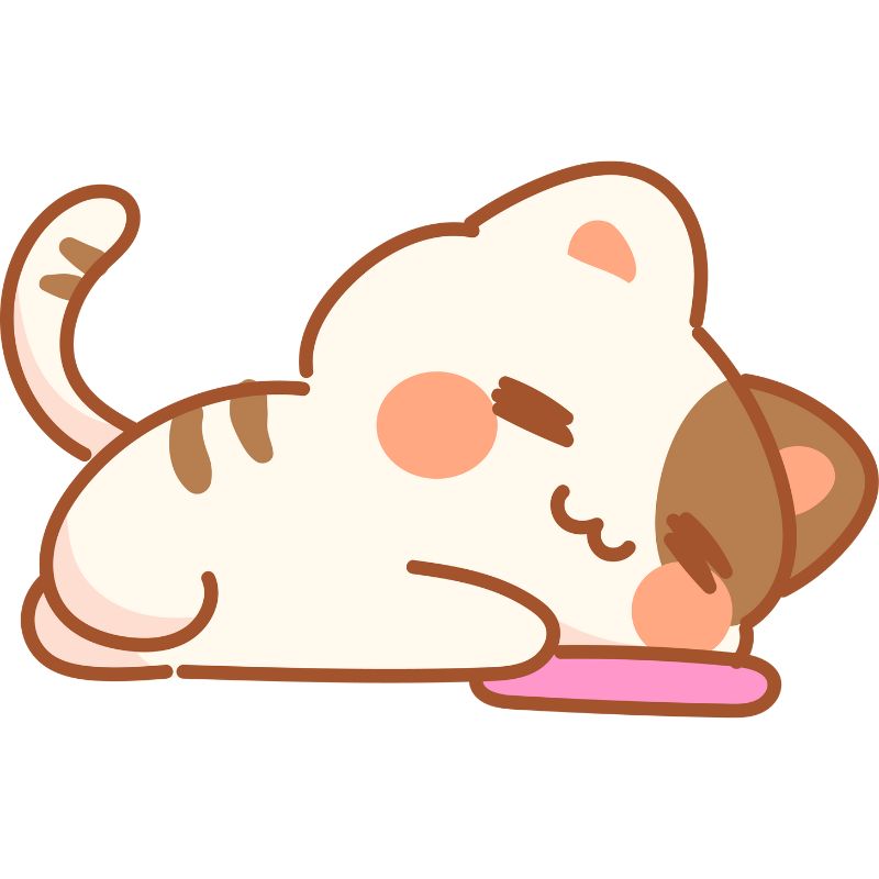 cat chibi 4k