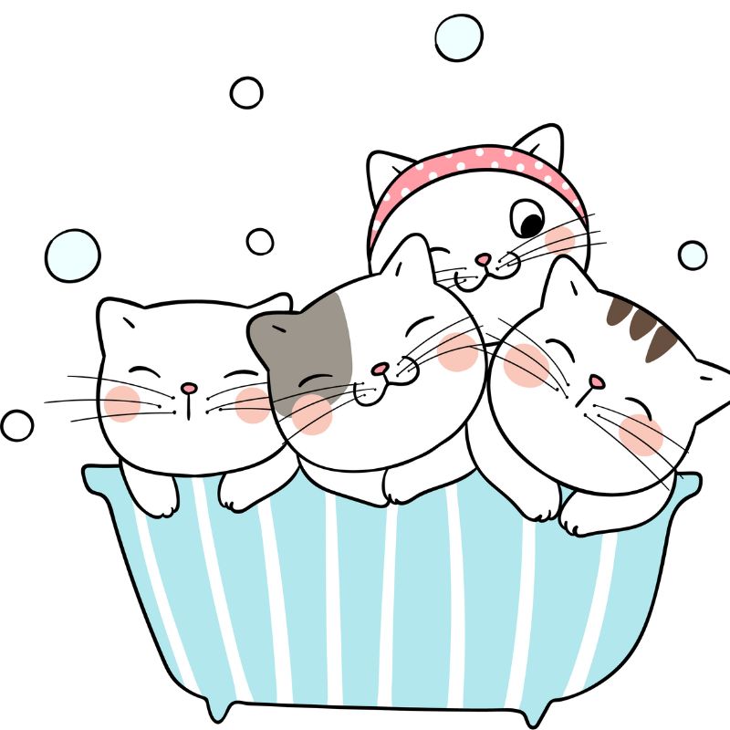cat chibi đáng yêu