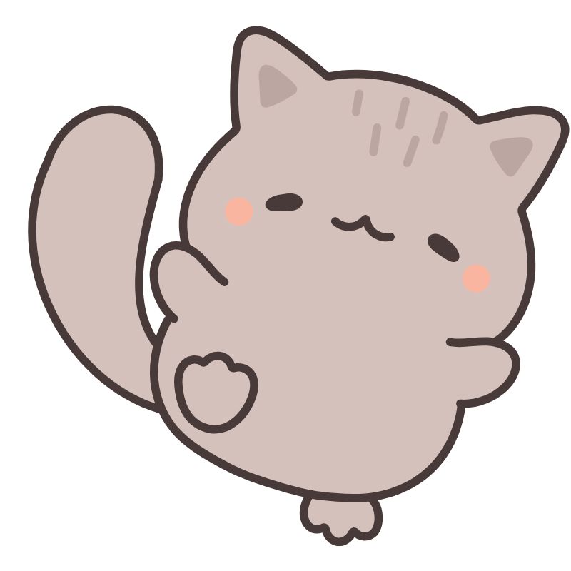 cat chibi vui