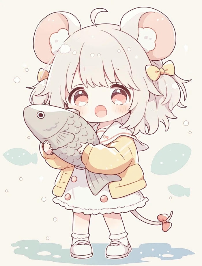 chibi bé gái dễ thương