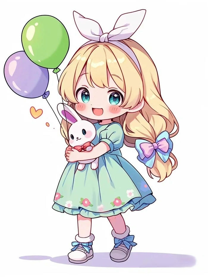 chibi bé gái đẹp