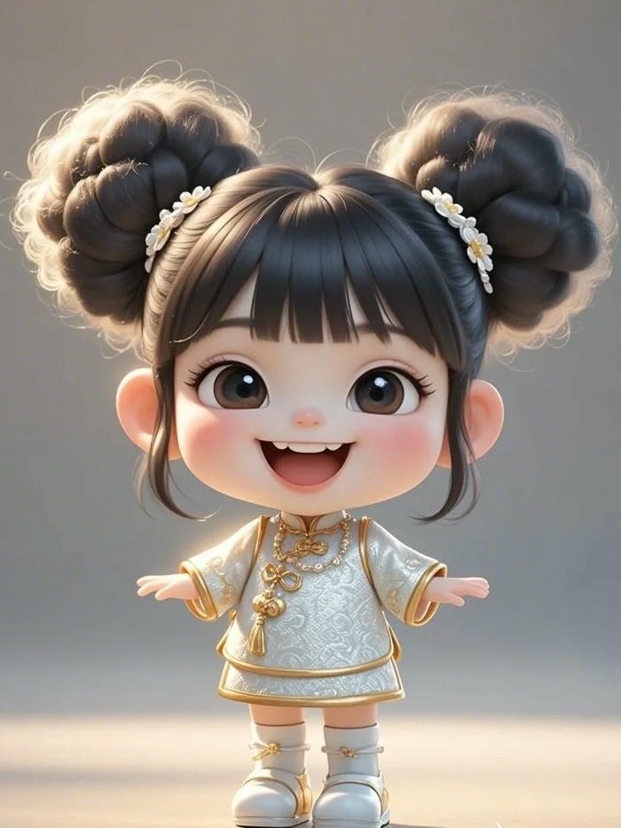 chibi bé gái siêu đẹp
