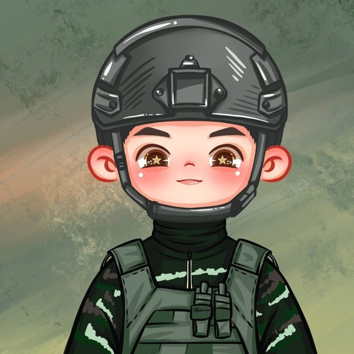 chibi bộ đội việt nam 3d