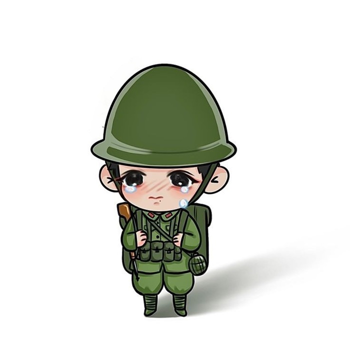chibi bộ đội việt nam đáng yêu