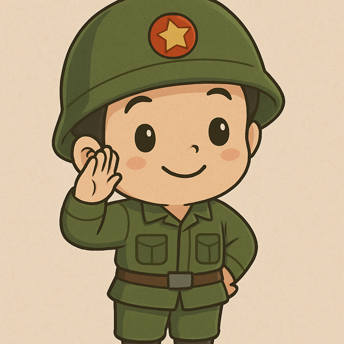 chibi bộ đội việt nam đẹp nhất