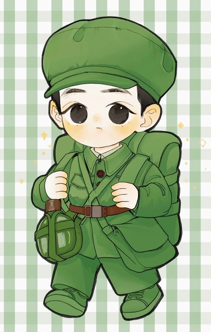 chibi bộ đội việt nam siêu đẹp
