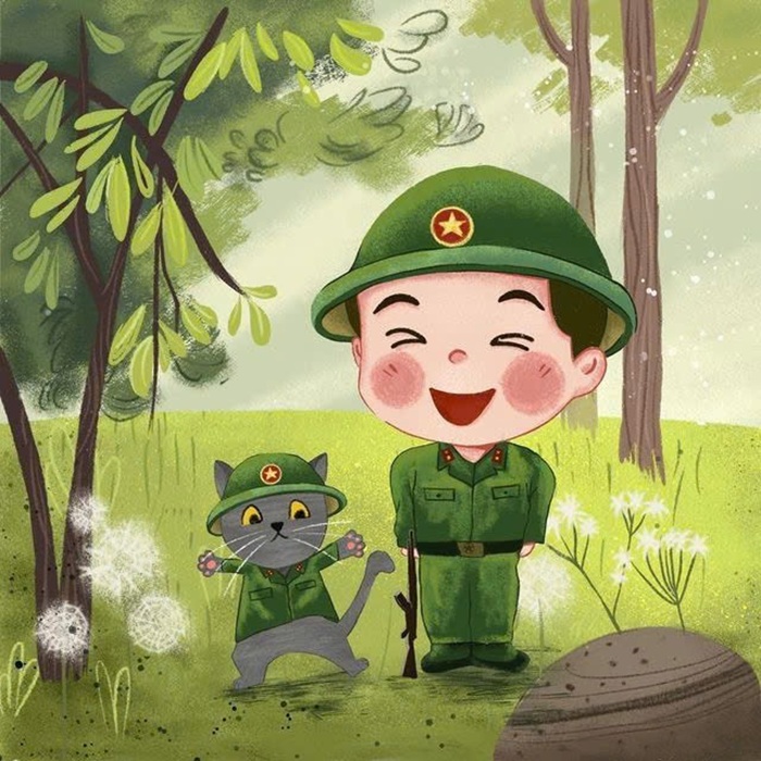 chibi bộ đội việt nam