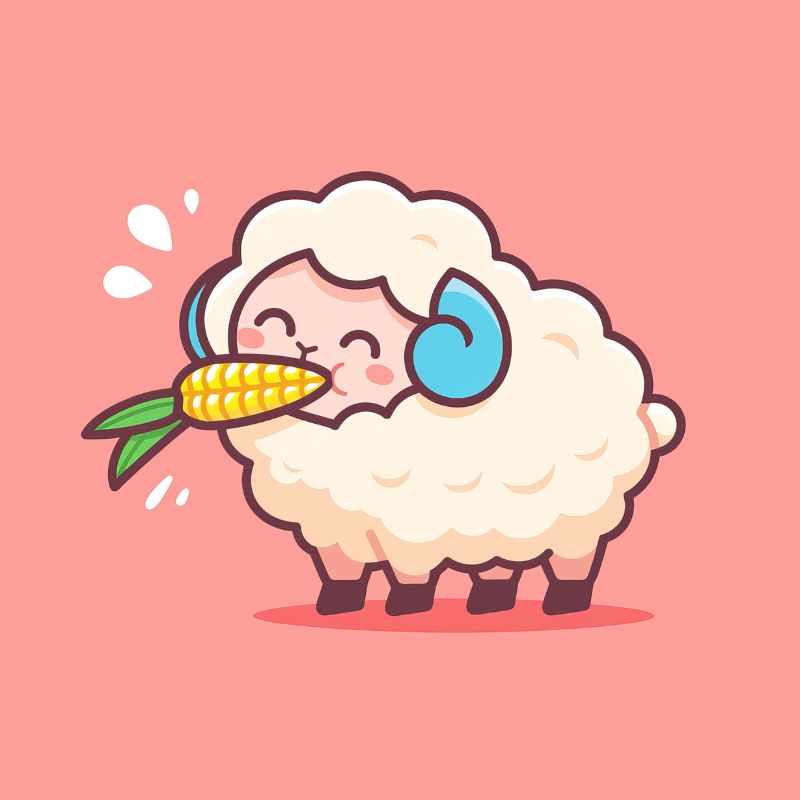 chibi cute con cừu