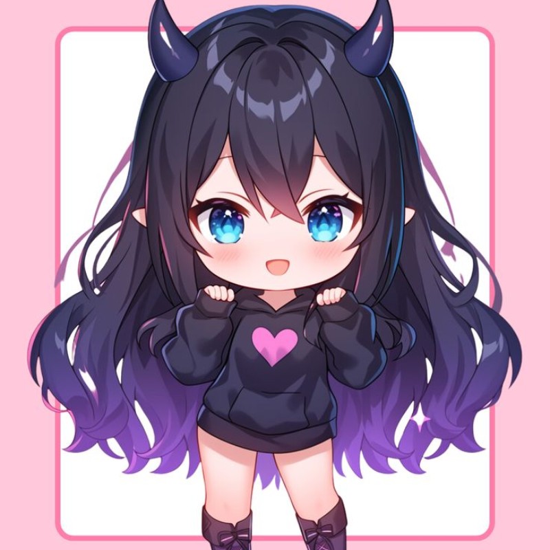 chibi girl cực đáng yêu