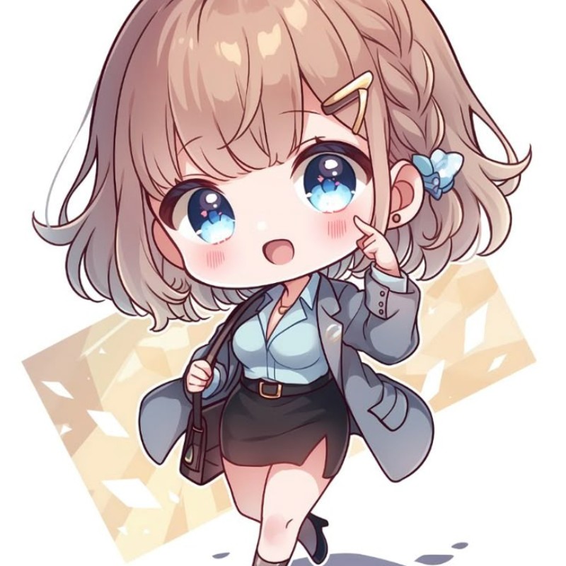 chibi girl siêu đáng yêu