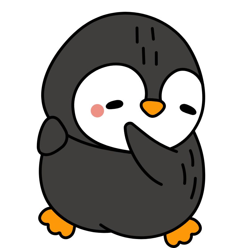 chim cánh cụt chibi đáng yêu