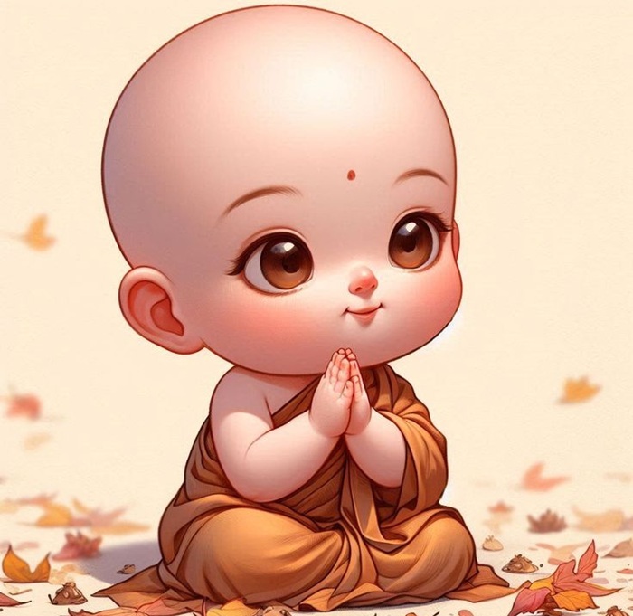 chú tiểu chibi đáng yêu