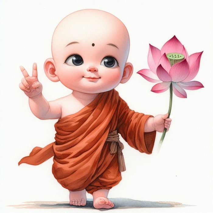 chú tiểu chibi dễ thương nhất