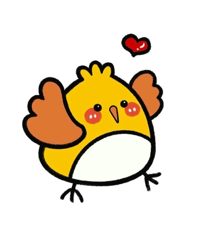 con gà chibi đáng yêu