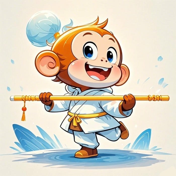 con khỉ chibi cute cực