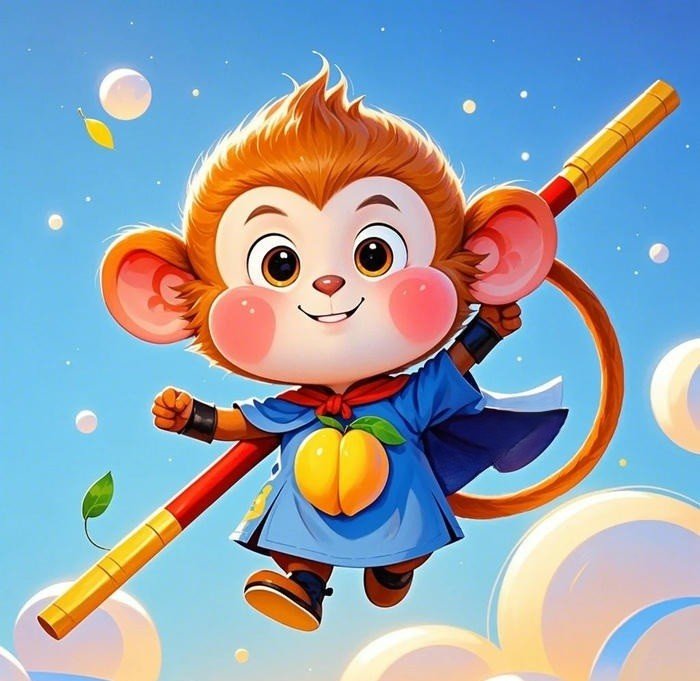 con khỉ chibi đẹp nhất