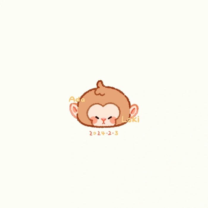 con khỉ chibi siêu đáng yêu