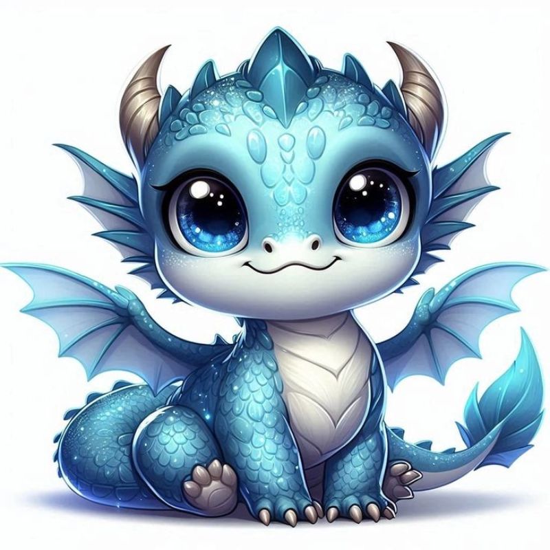 con rồng chibi đẹp
